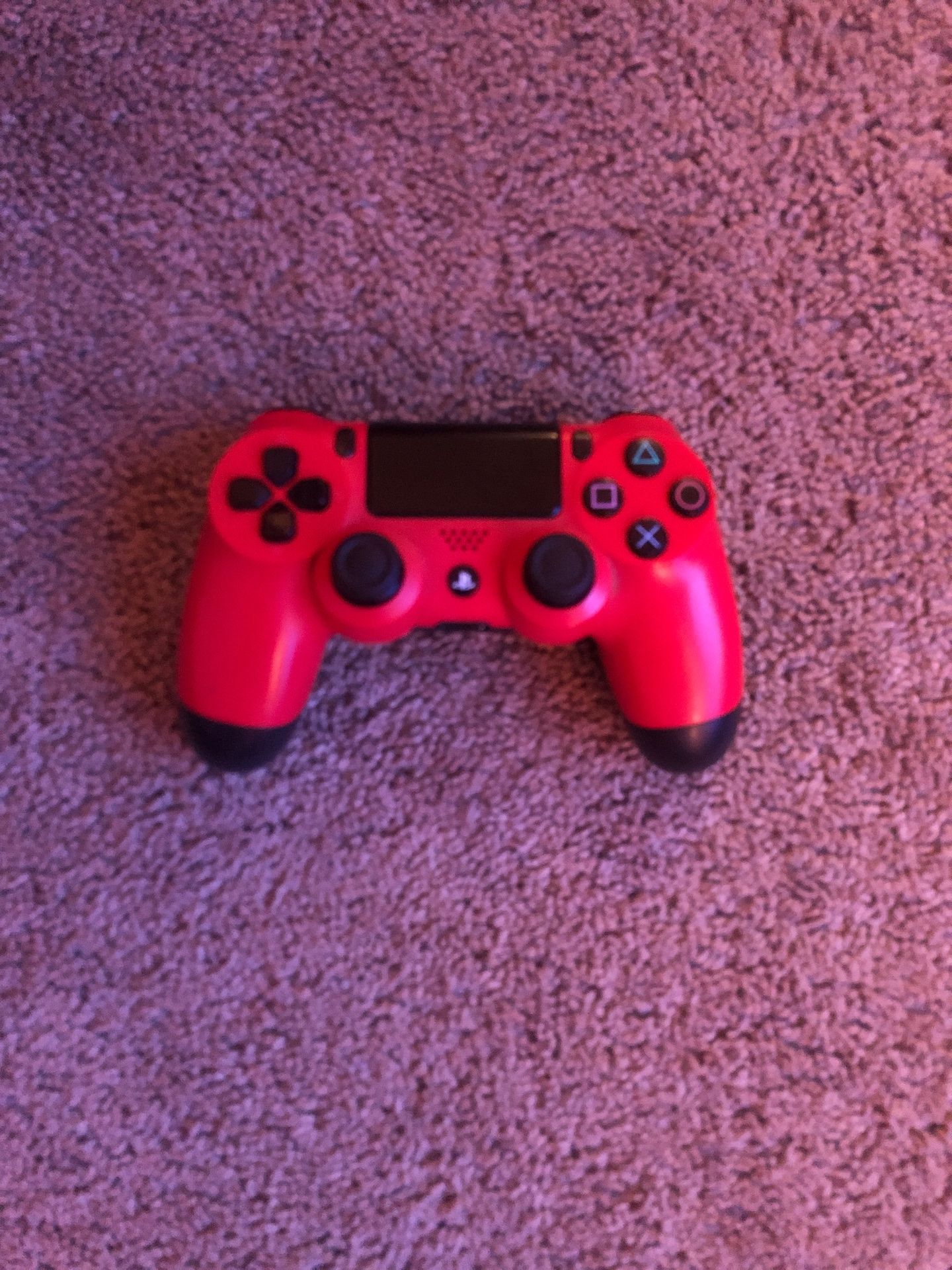 Red ps4 controller