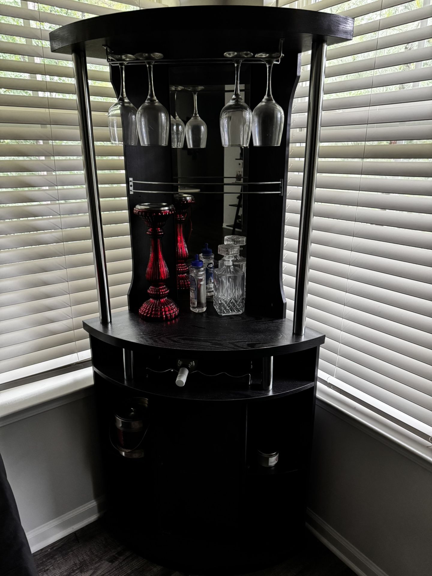 Corner Bar Cabinet
