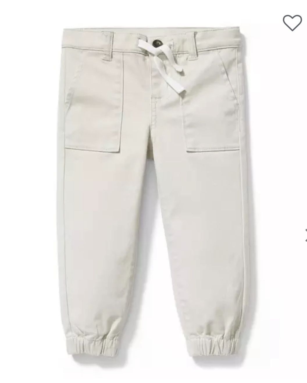 Janie and Jack Twill Jogger Sz 6