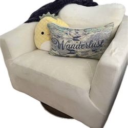 Free 2 Swivel Barrel Chairs 