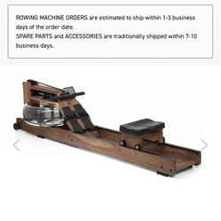 MUST SELL WaterRower With S4 Monitor - Walnut Color - EXCELLENT CONDITION 