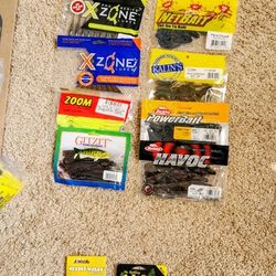 Plastic/ Rubber Worms and Jigs