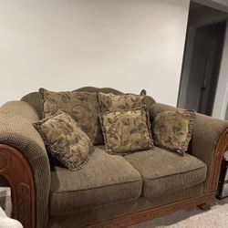 Love Seat And Couch Antique