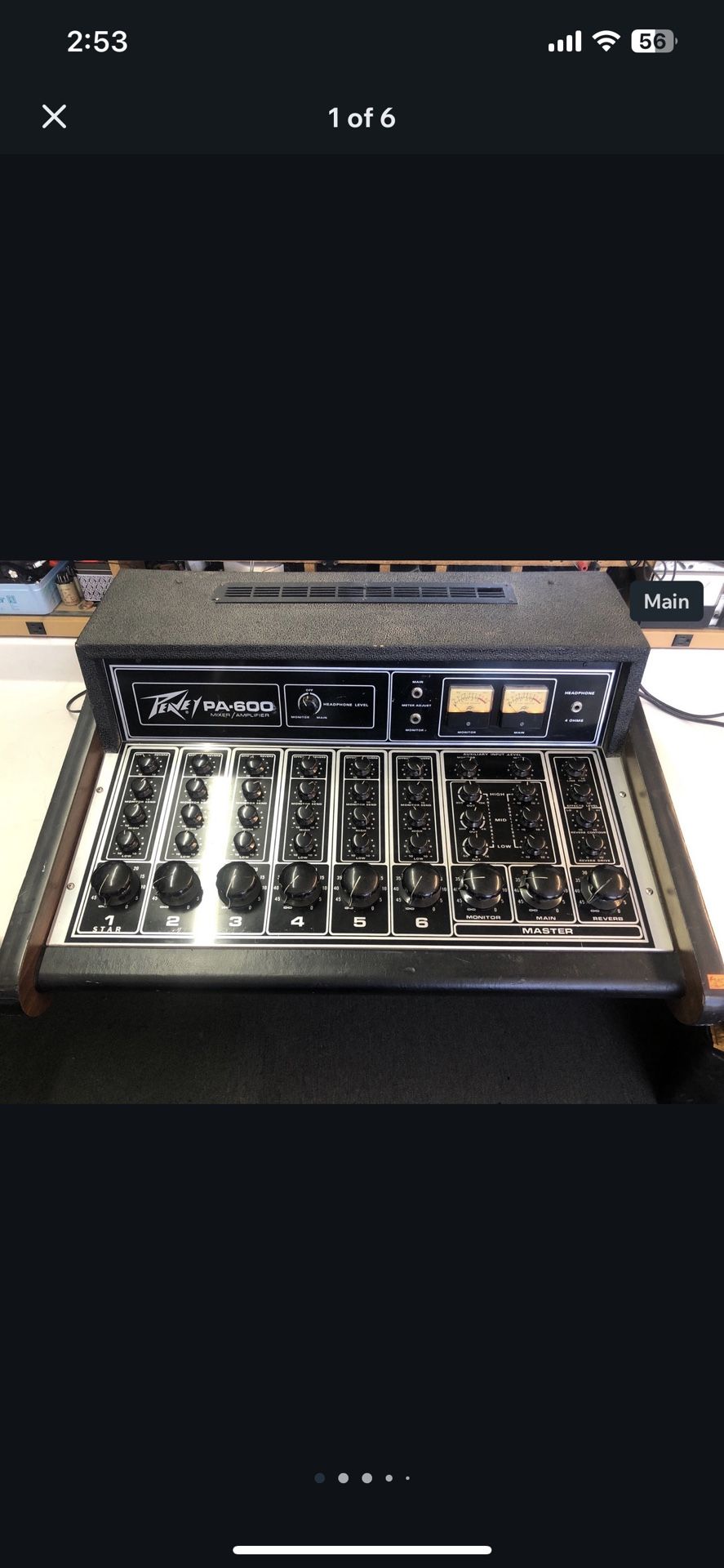 VINTAGE PEAVEY PA-600