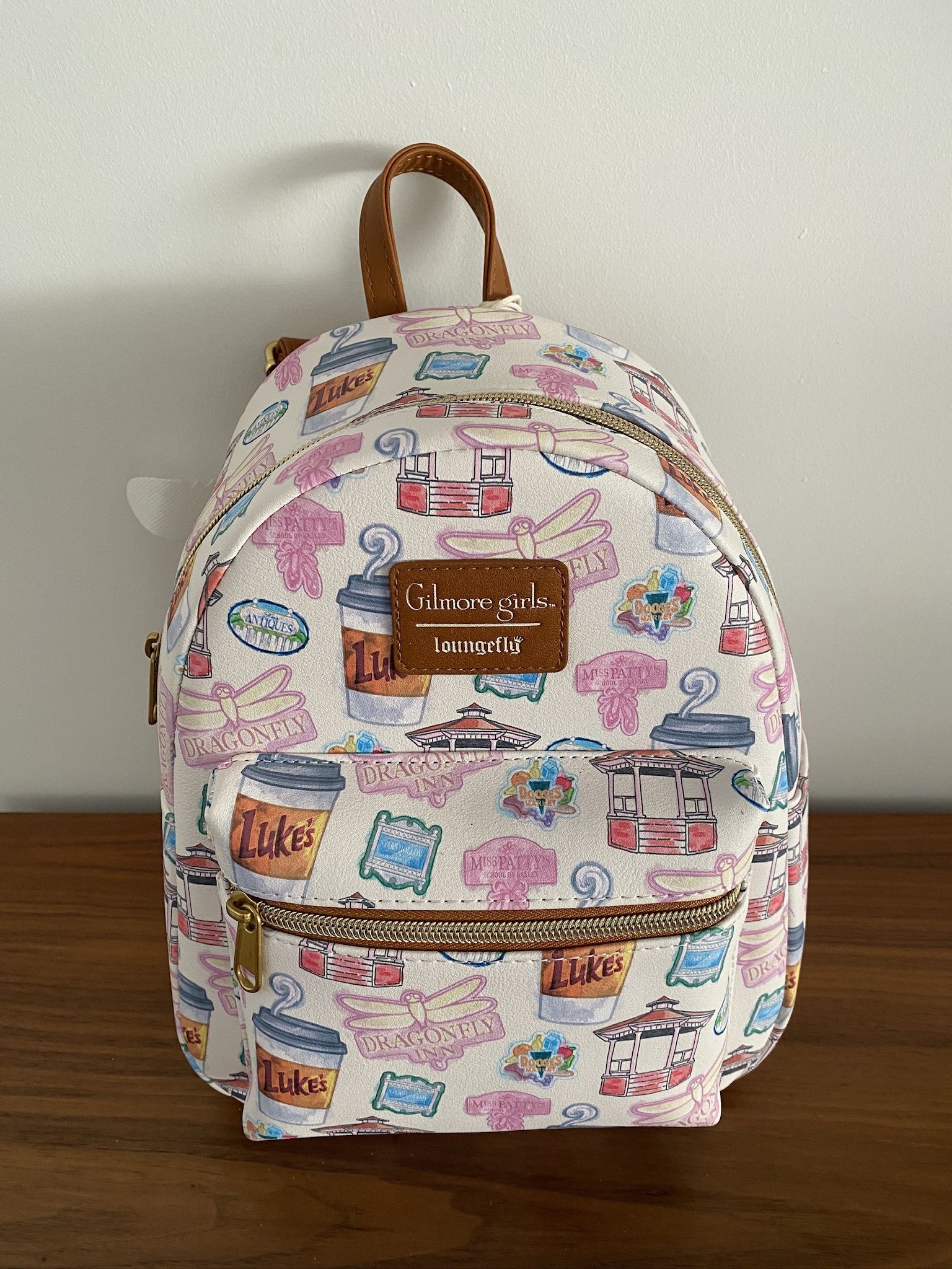 Loungefly Gilmore Girls Stars Hollow Places Backpack