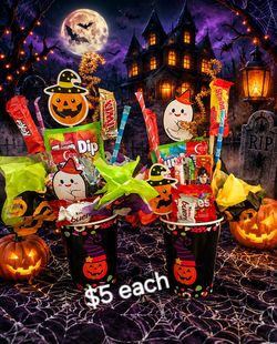 Small cup boo baskets