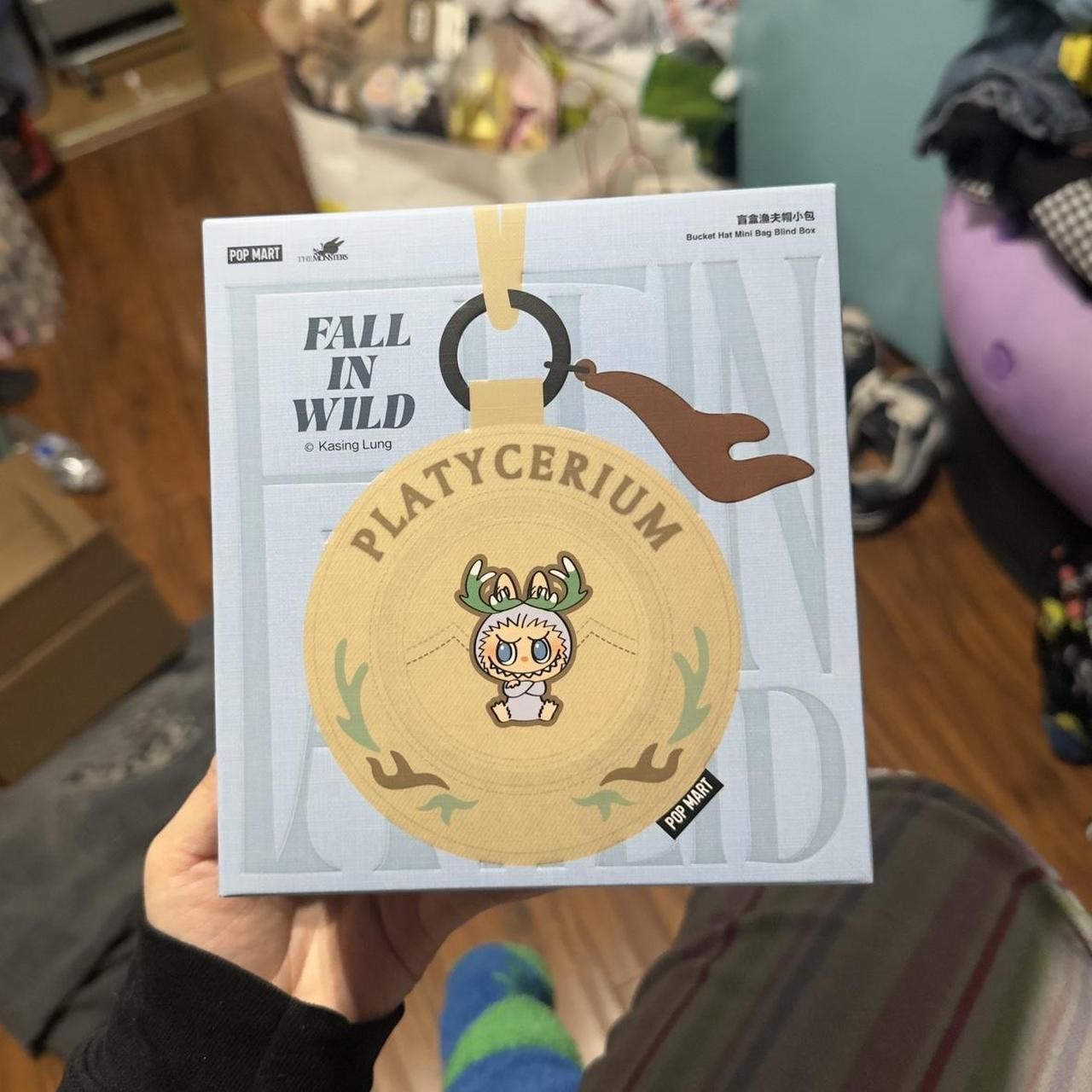 The Monsters Labubu Fall In Wild Series Bucket Hat Mini Blind Box !