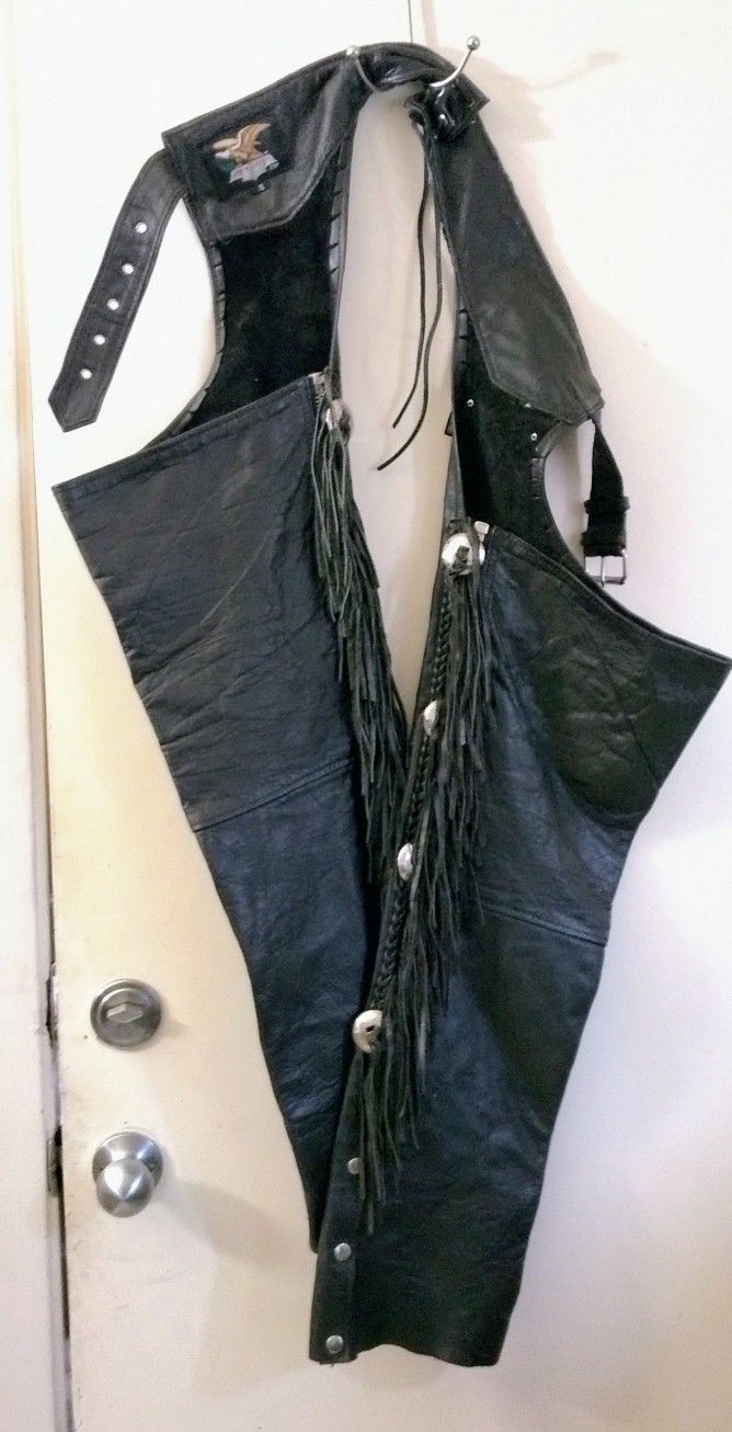 Harley Davidson Chaps With Fringe Size Small