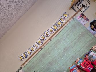 3D Classroom Library Sign