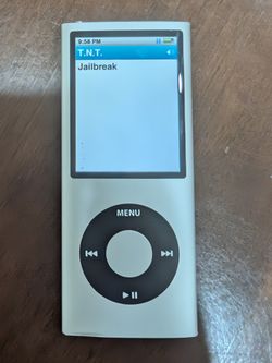 Apple iPod Nano 4th Gen Silver 8GB (A1285) - Wiped / Works