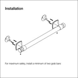 Exclusive

KOHLER

Carmichael 16 in. Grab Bar in Polished Chrome

