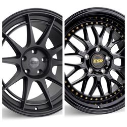 ESR Wheel 18” in stock 5x100 5x112 5x114 (only 50 down payment / no credit check)