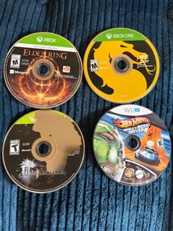 Elden ring Mortal kombat 11 Hot Wheels Best Driver and Final Fantasy lx for Xbox one and series x Wii U
