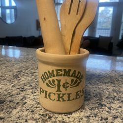 Vintage Kitchen Utensil Holder / Jar