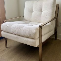 Milo Baughman Style Chair! Custom! 