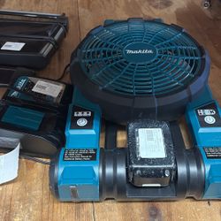 Makita Fan With Battery & Charger 