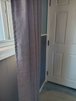 (2) 50x84 blackout drapes