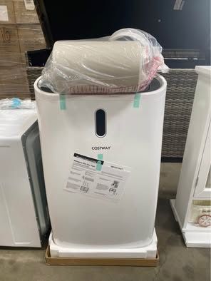 New COSTWAY 12000BTU Portable Air Conditioner, 4-in-1 Air Cooling/Dehumidifier/Heat/Fan