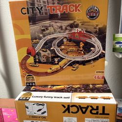 Battery Powered Car And Train Tracks