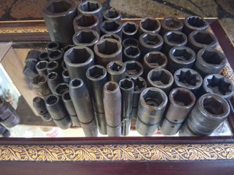 Williams proto and snap on . Large Lot of Impact Sockets Mixed Sizes