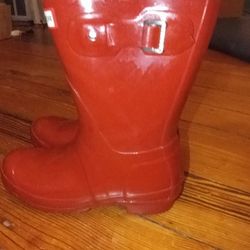 Brand New Hunter Brand All-purpose Child's Boots Size 6 Youth Which Is The Same As A Woman's Sex Very High Quality Very Expensive