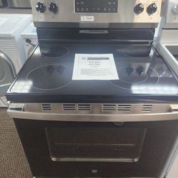 30 in. 4 Burner Element Free-Standing Electric Range in Stainless Steel