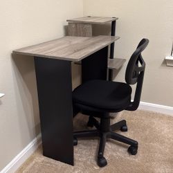 Computer Desk w/ Rolling Chair