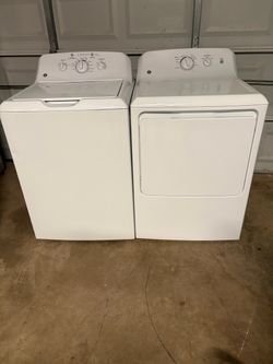 GE Washer and Dryer Set Electric. Firm on price .