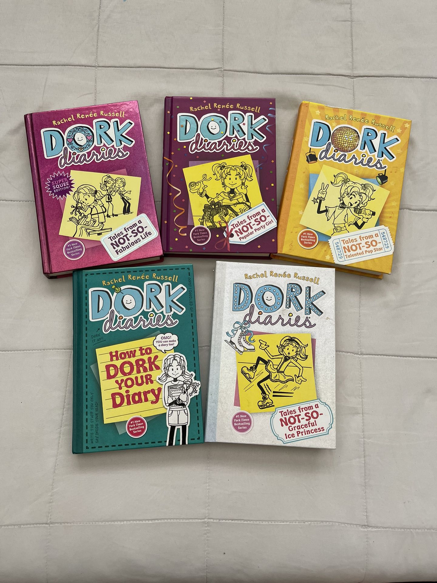 DORK DIARIES 1-4 BOOKS