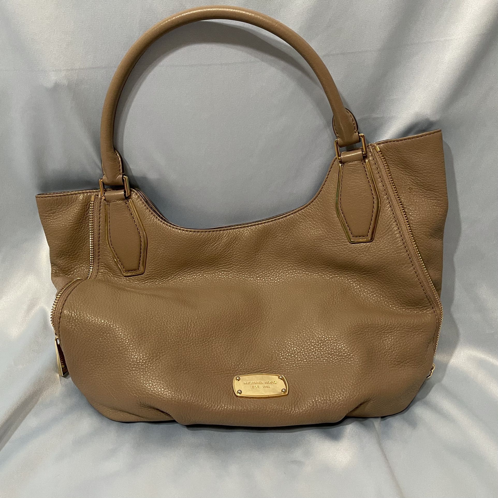 Michael Kors Gray Large Tote Designer Purse