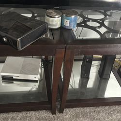 Glass End Tables 