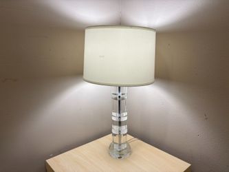 Modern Clear Acrylic Lucite Table Lamp