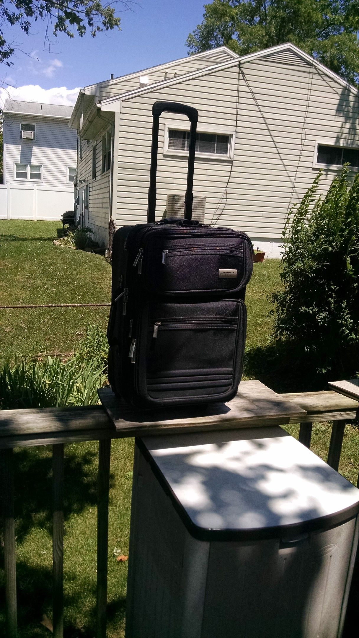 Small Suitcase with wheels and handle