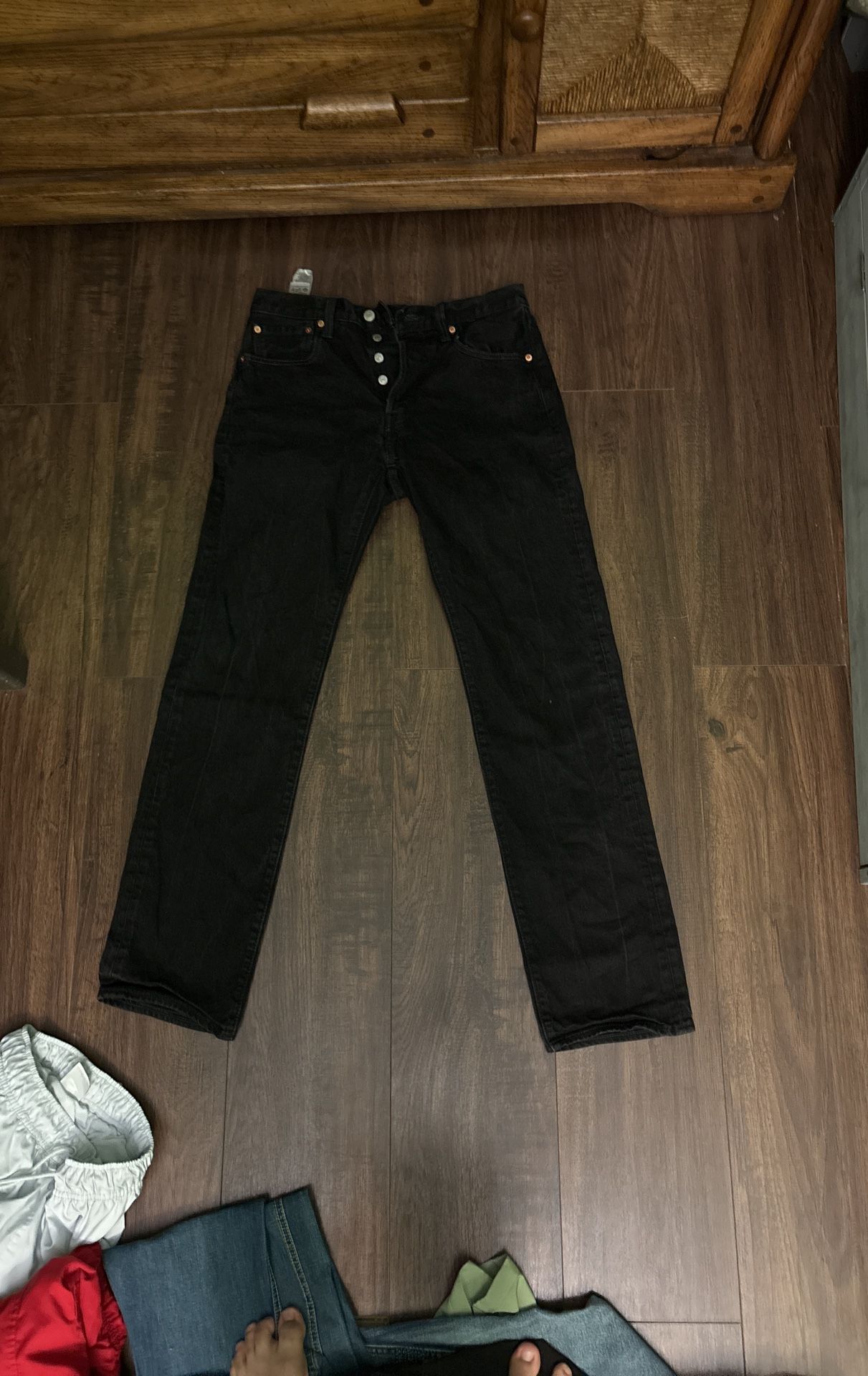 Levi 501 Black W32 L34