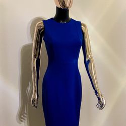Calvin Klein Women’s Navy Blue Sleeveless Dress Size (2)
