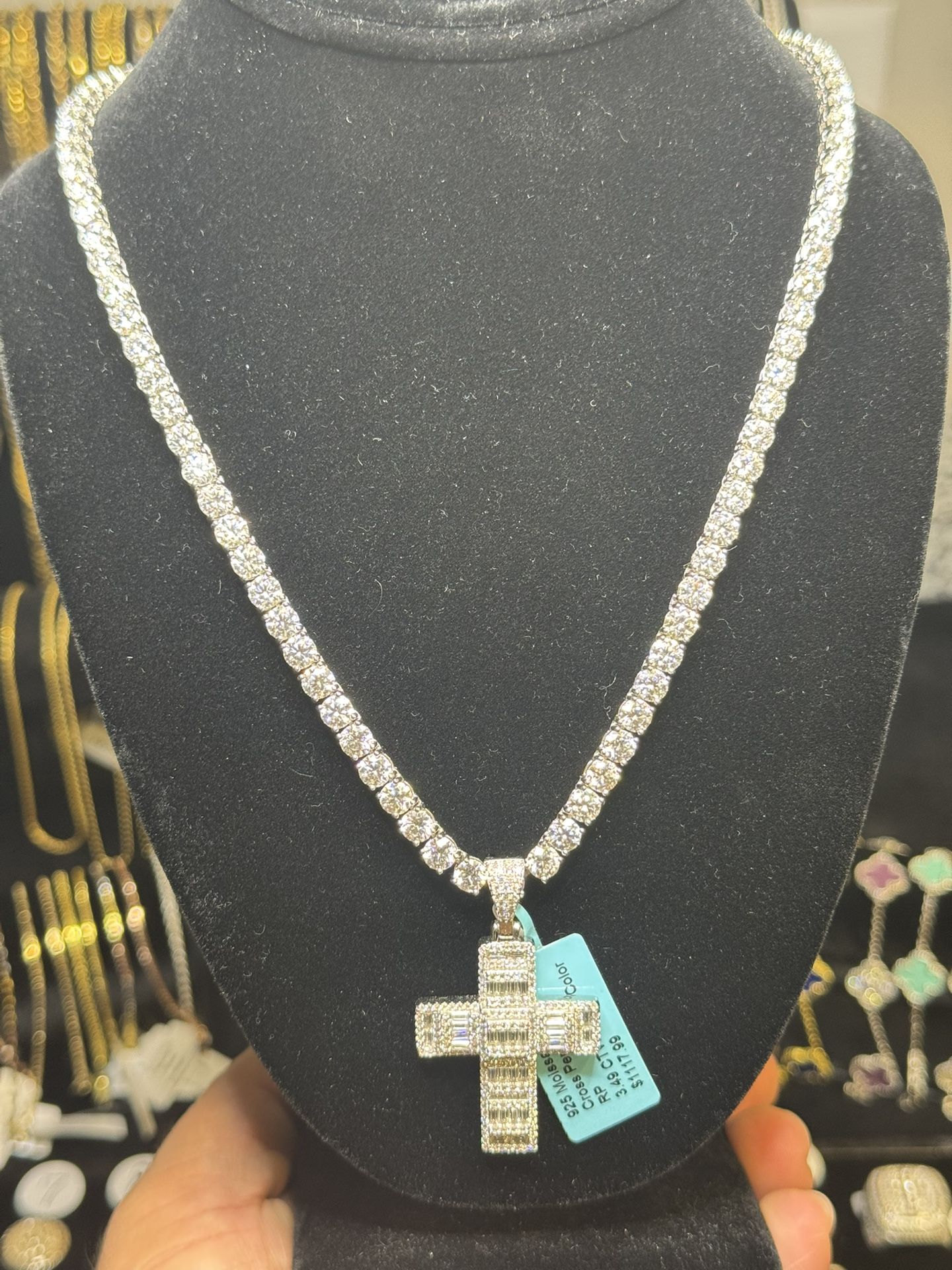 Tennis Moissanite Chain