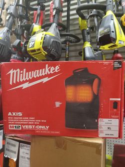 Milwaukee M12 Heated Axis Vest ,Size XL . Vest Only (No Battery And Charger Not Included) 