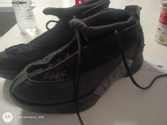 size 8.5 all black Jordans