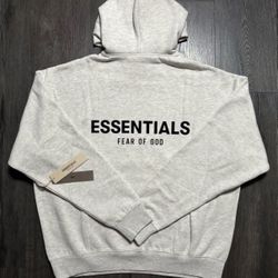 Light Grey Essentials Hoodie