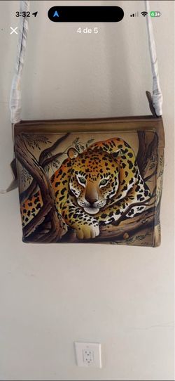 Anuschka hand-painted Leather crossbody bag