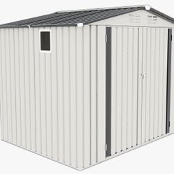 Metal Storage Shed . Two (2) Refrigerators. washer And Dryer.