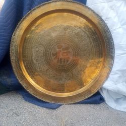 Vintage Ornate Table Top/Wall Mounted Brackets On Back