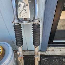 Motorcycle Forks Possibly Harley-Davidson