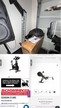 MUST GO ASAP! Bodycraft Rower + New Schwinn ZS Bike Bundle ($3,600 Retail)