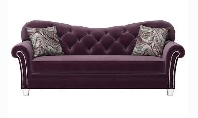 New purple sofa & loveseat living room set
