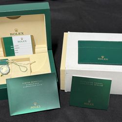 Rolex empty box full set submariner