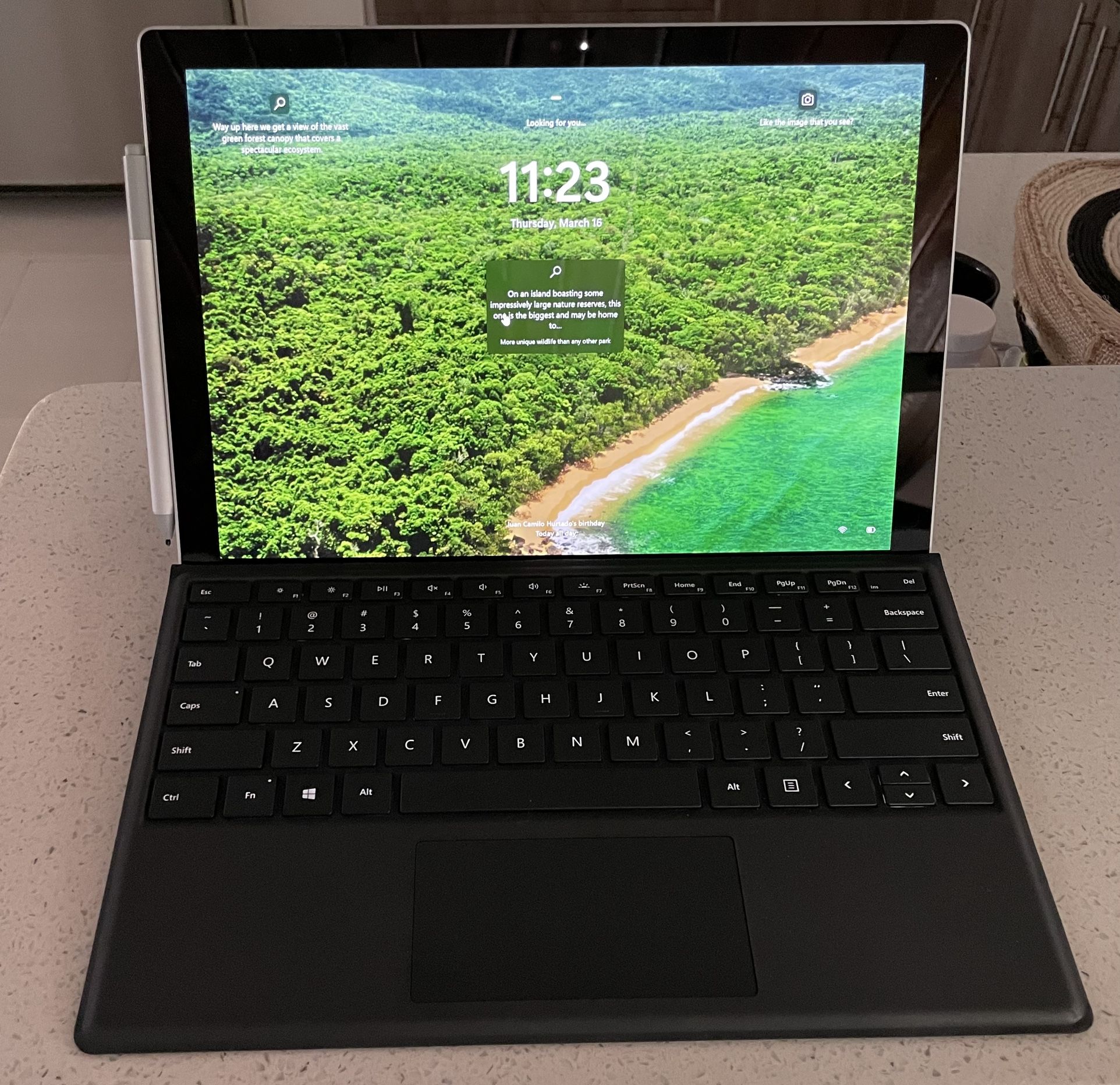 Microsoft Surface Pro 7+ - includes Black Type Cover and Microsoft Pen