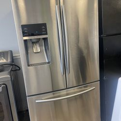 Samsung Refrigerator French Doors Stainless Steel 