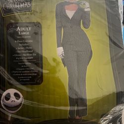 Female Jack Skellington Costume Large