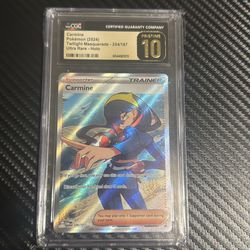 Carmine Full Art CGC Pristine 10